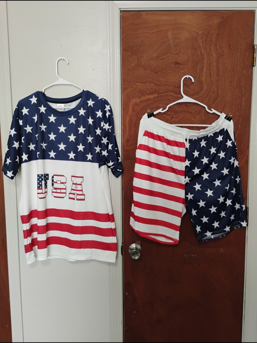 Men's Patriotic Short Set Size 2XL